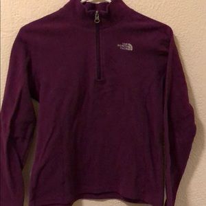 Girl’s large The North Face purple fleece